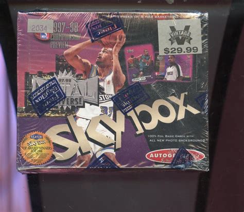 1997-98 skybox metal universe basketball box|97 98 skybox metal universe.